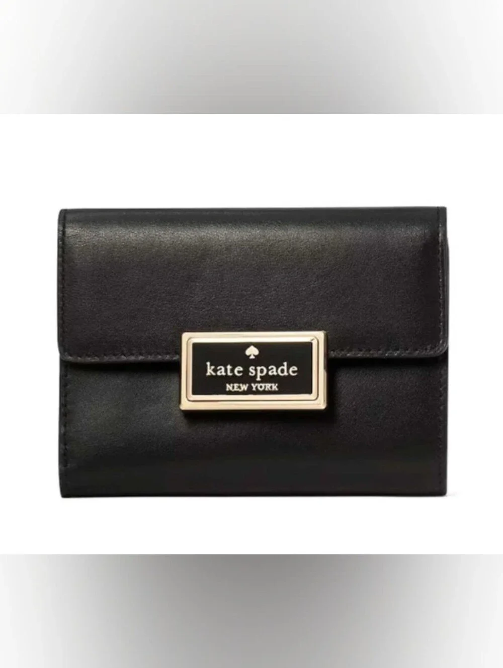 Set Kate Spade ♠️ Black Reegan Small Top Handle Crossbody & Medium Flap Wallet